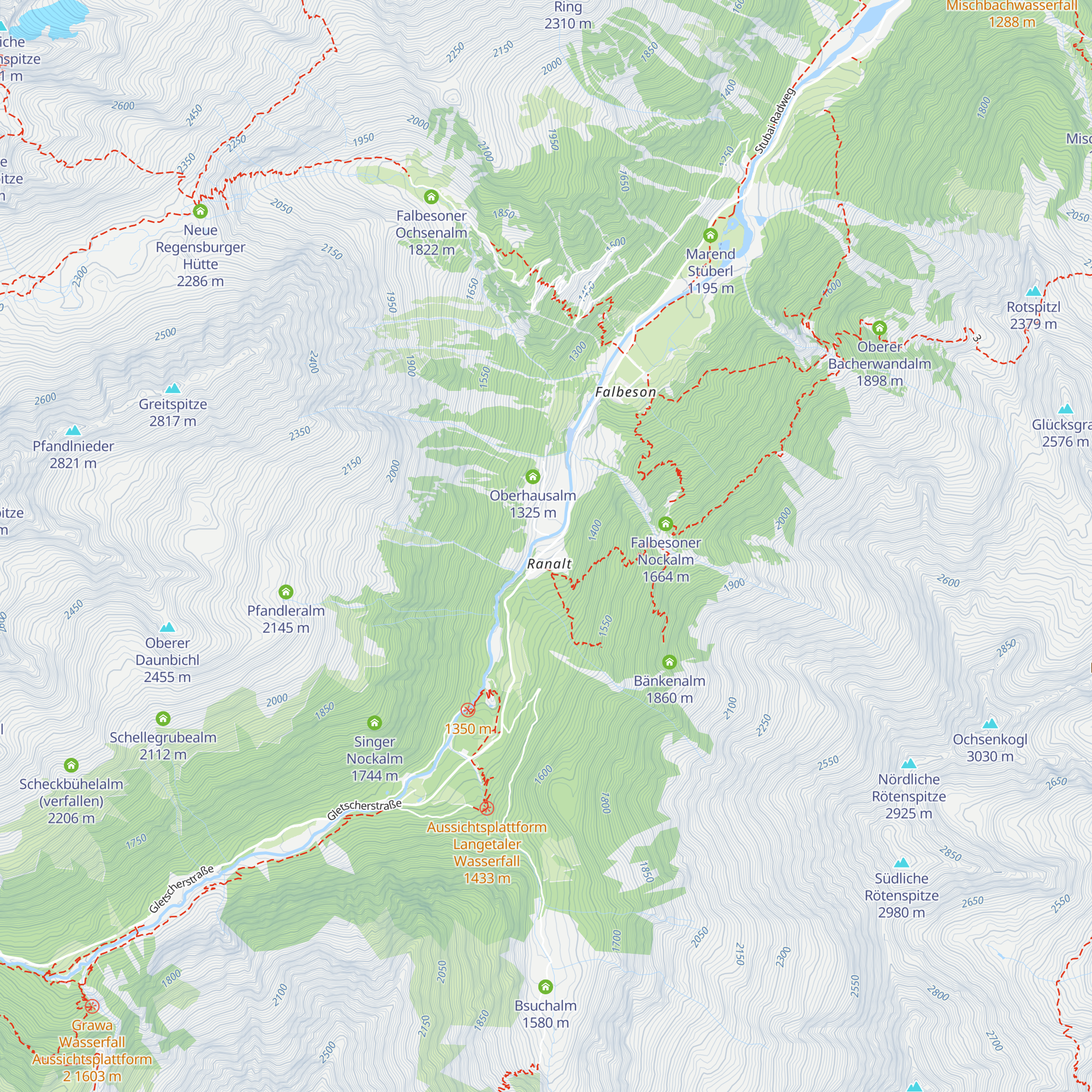 Gasthof Ranalt map