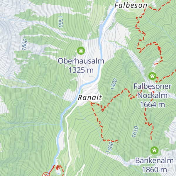 Map of Gasthof Ranalt