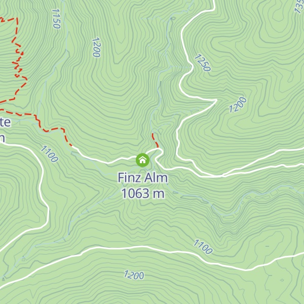 Map of Altgraben-Diensthütte
