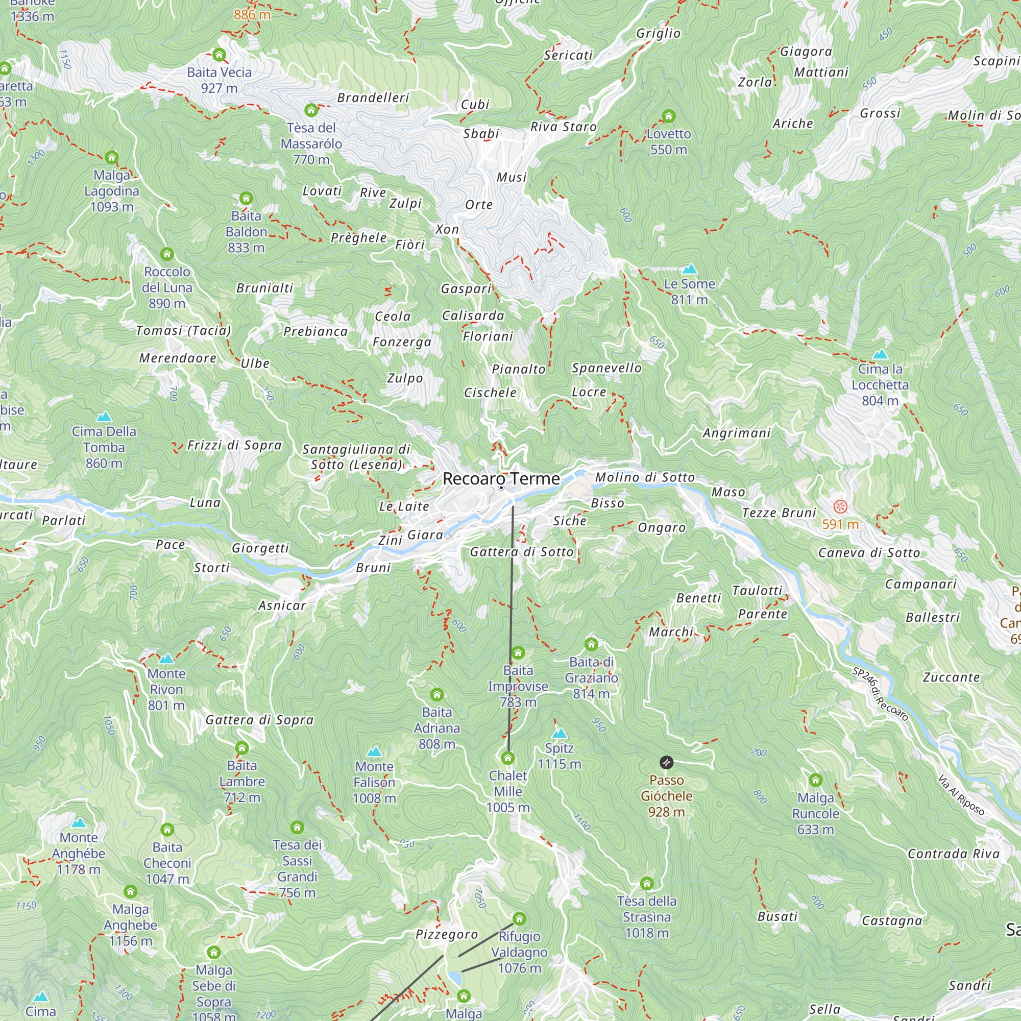 Locanda Seggiovia map