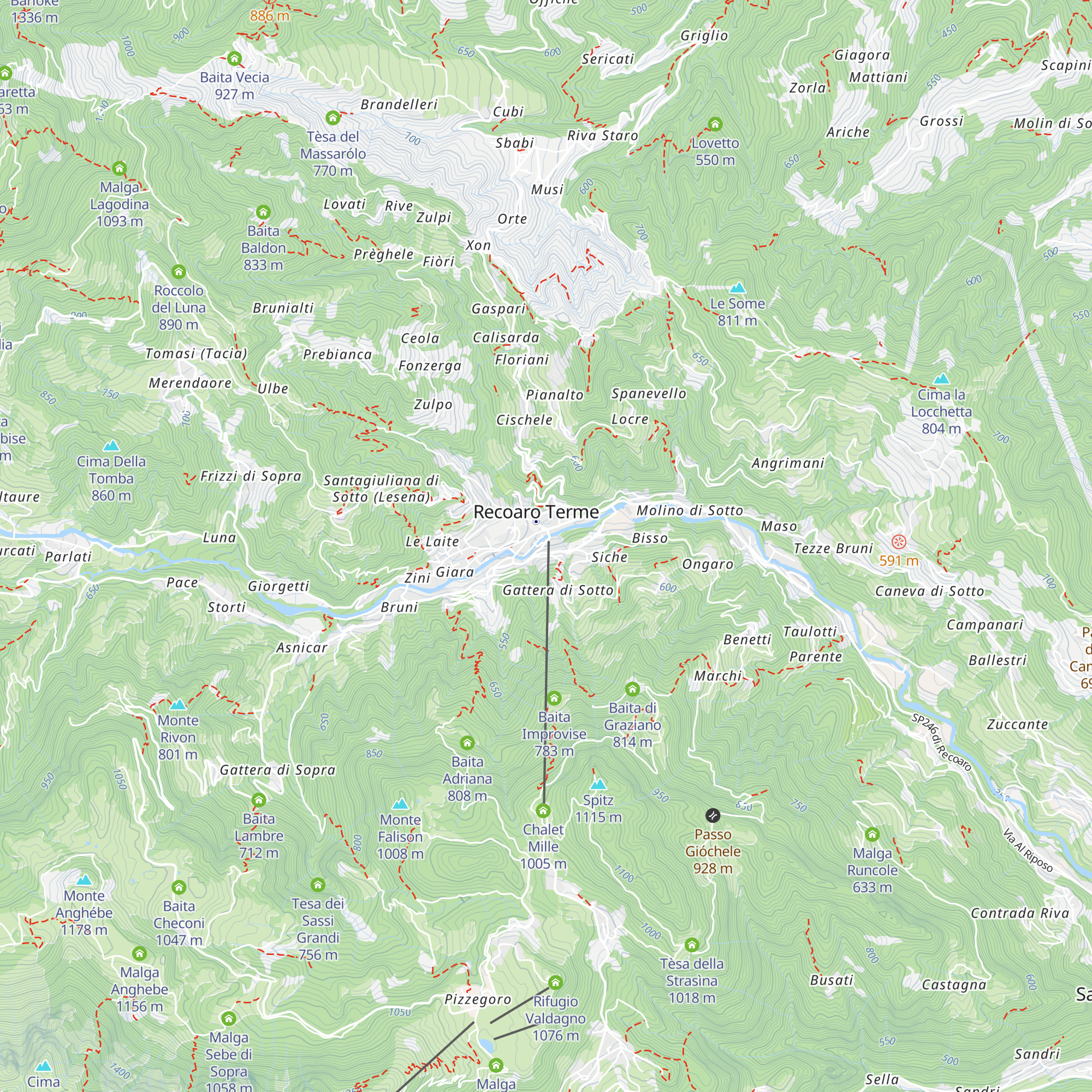 Locanda Seggiovia map
