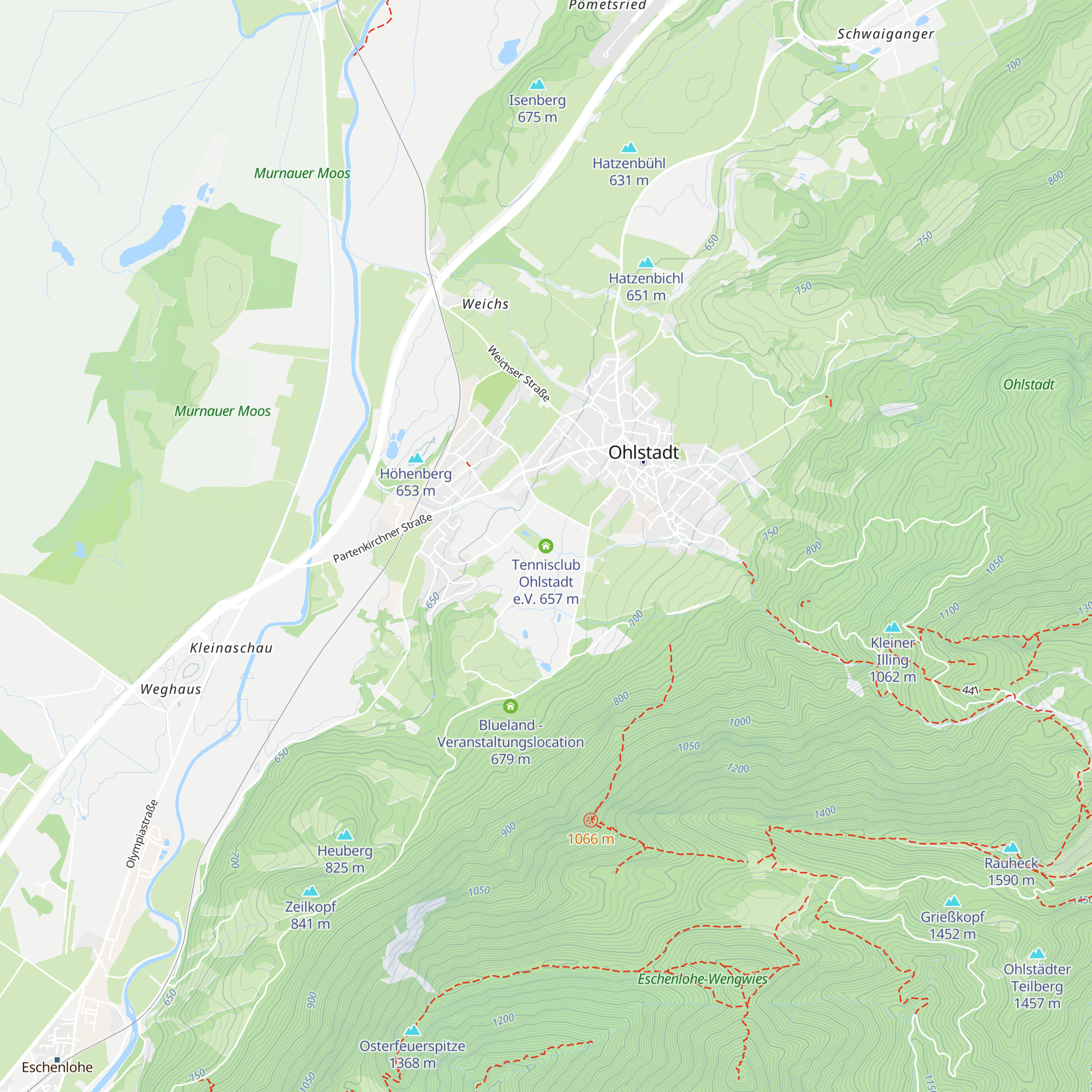 Tennisclub Ohlstadt e.V. map
