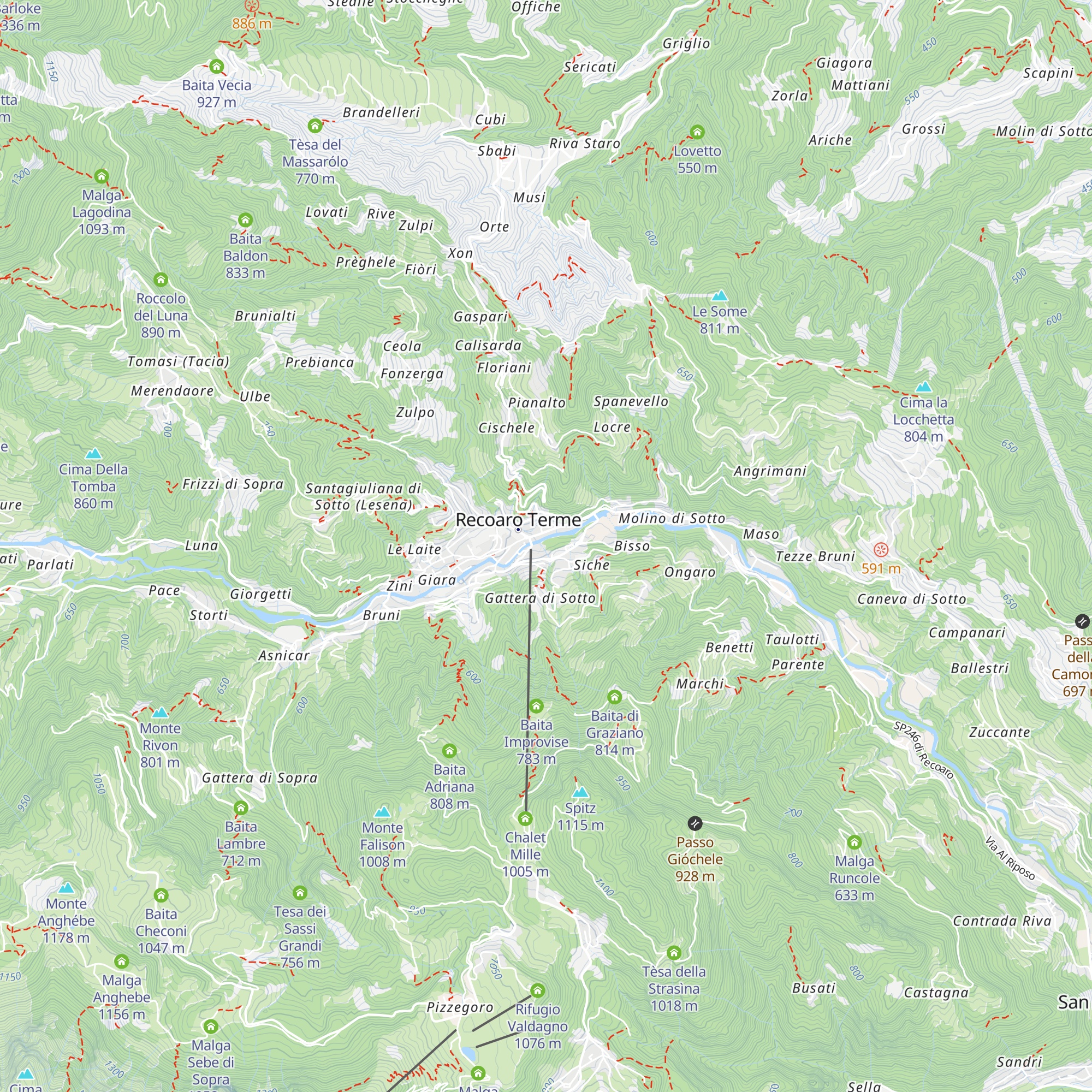 Chiosco Divine map