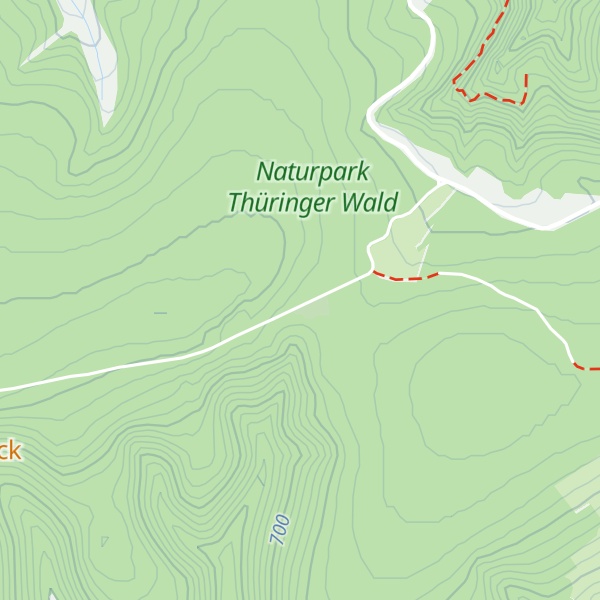 Map of Berggasthof Brand - Finnhütten & Ferienhäuser "Am Rennsteig"