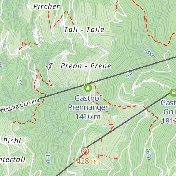 Map of Gasthof Prennanger