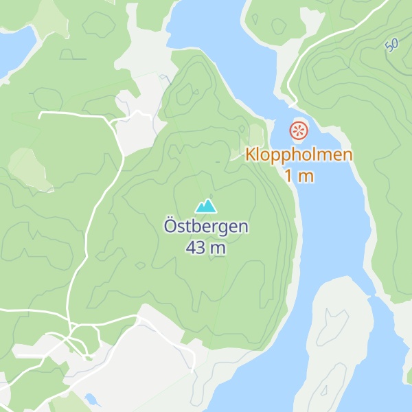 Map of Östbergen