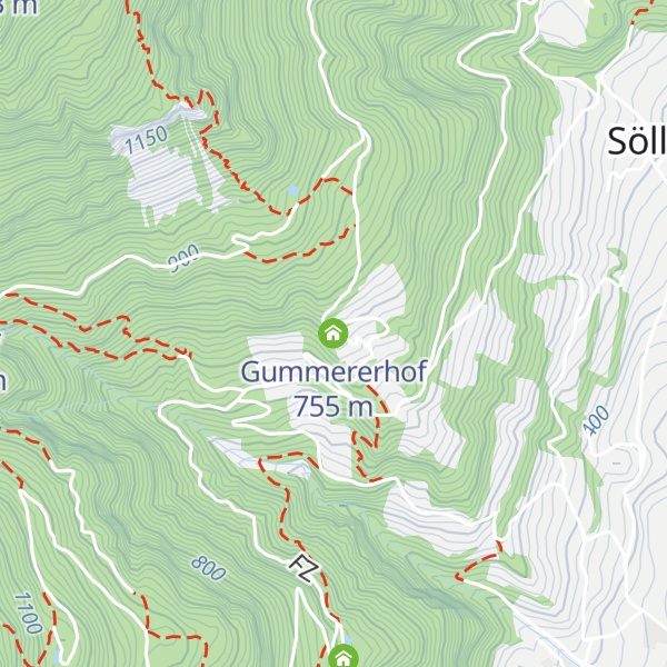Map of Gummererhof