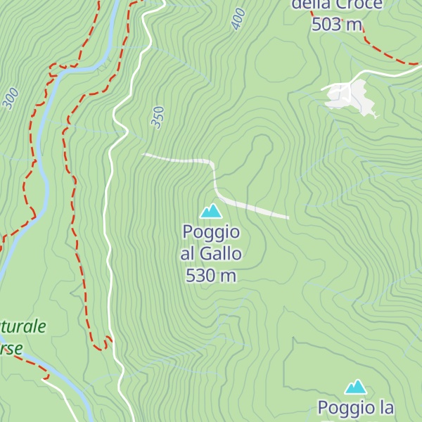 Map of Poggio al Gallo