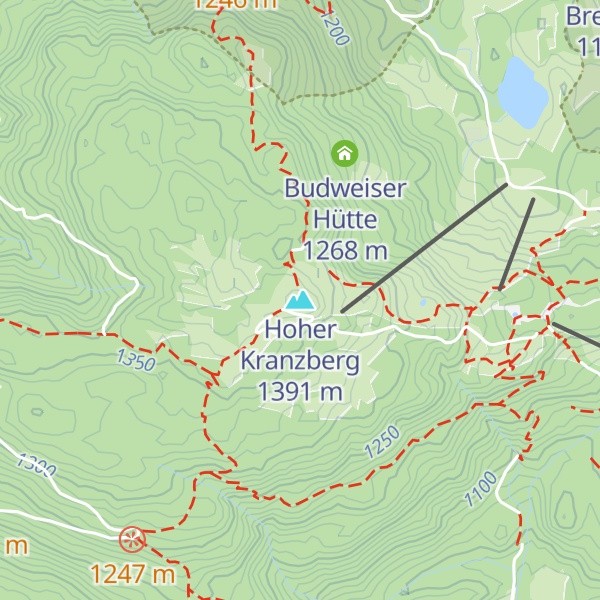 Map of Hoher Kranzberg