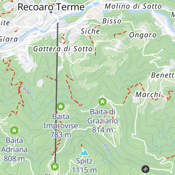 Map of Baita del Menego Paoletto