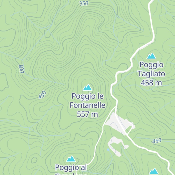 Map of Poggio le Fontanelle