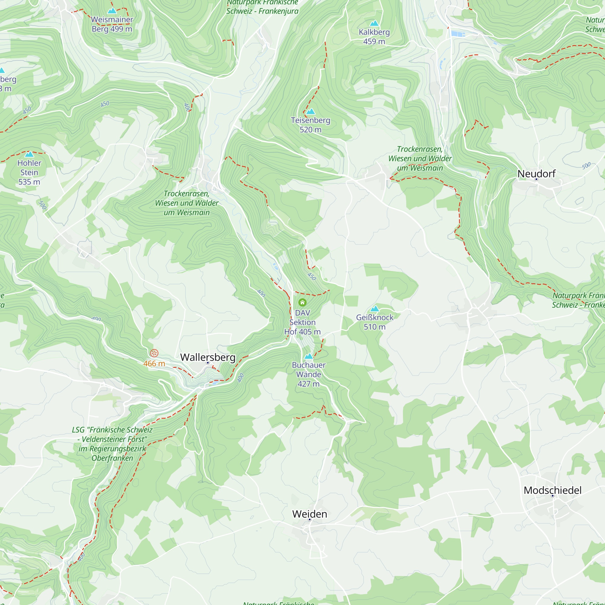 DAV Sektion Hof map