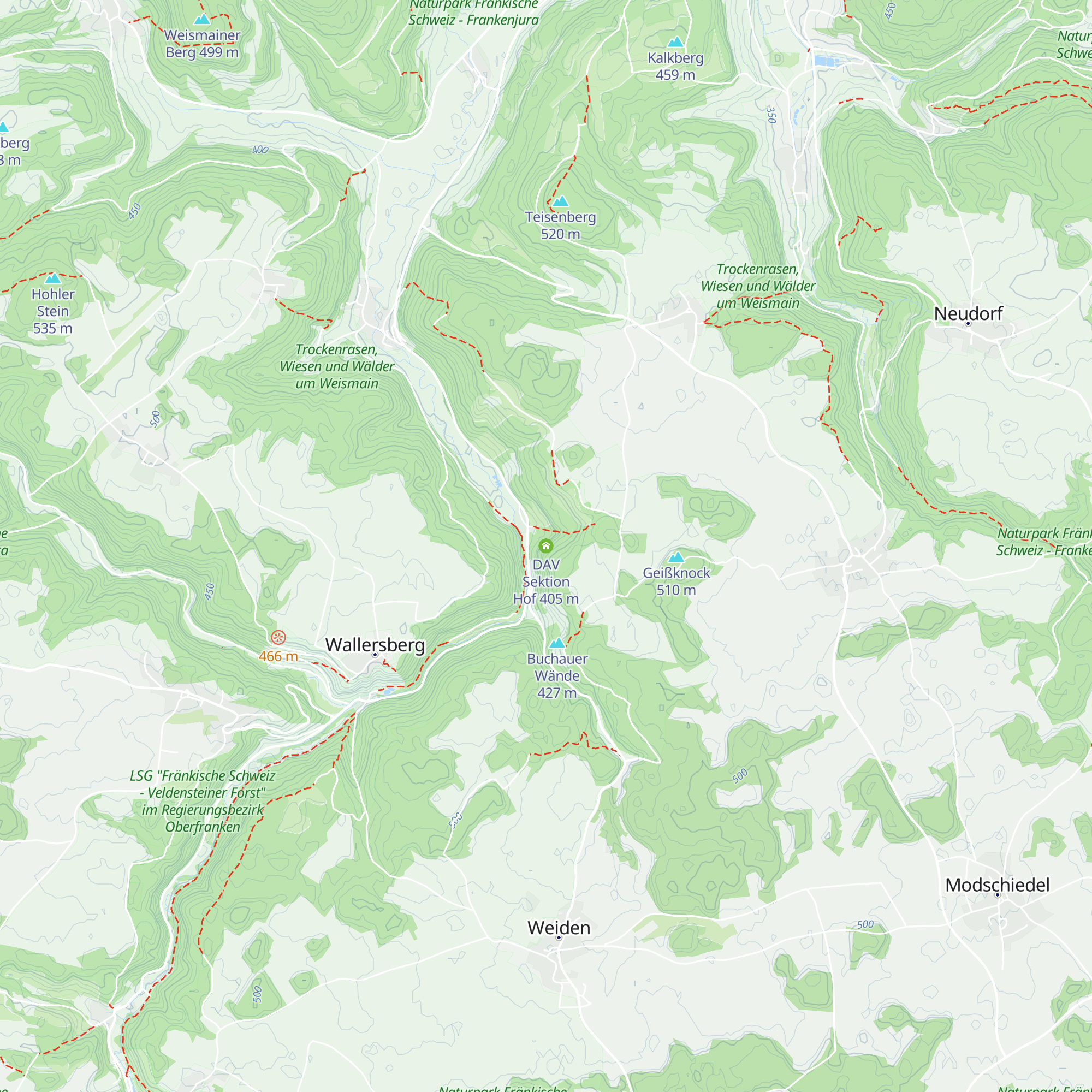 DAV Sektion Hof map