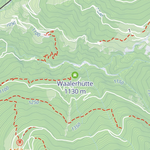 Map of Waalerhütte