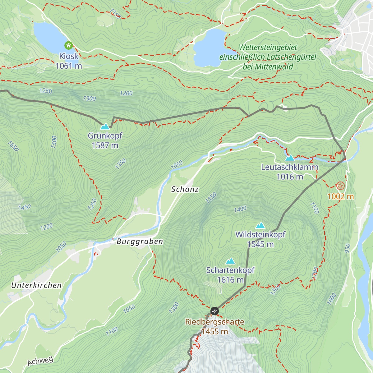 Klammgeist map