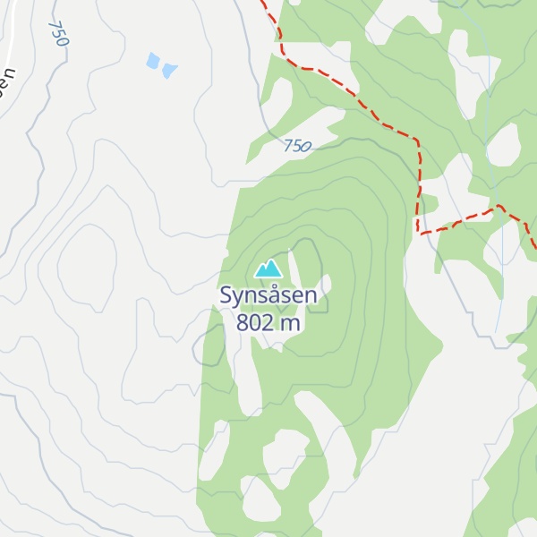 Map of Synsåsen