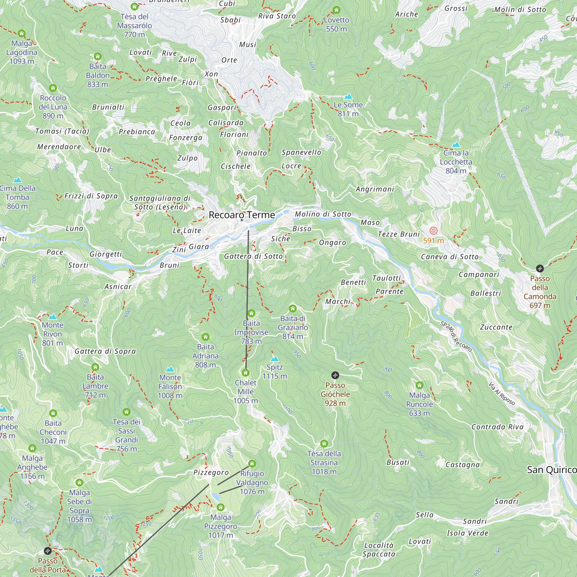 Baita del Ficio map