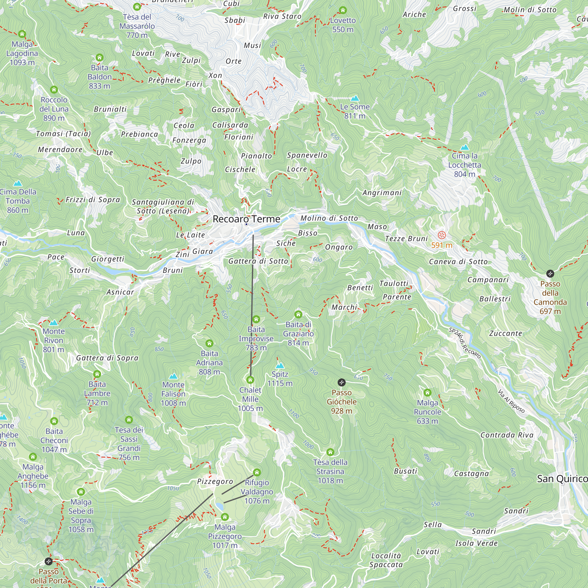 Baita del Ficio map
