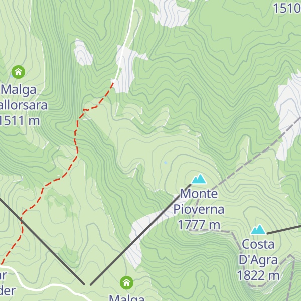 Map of Malga Pioverna alta