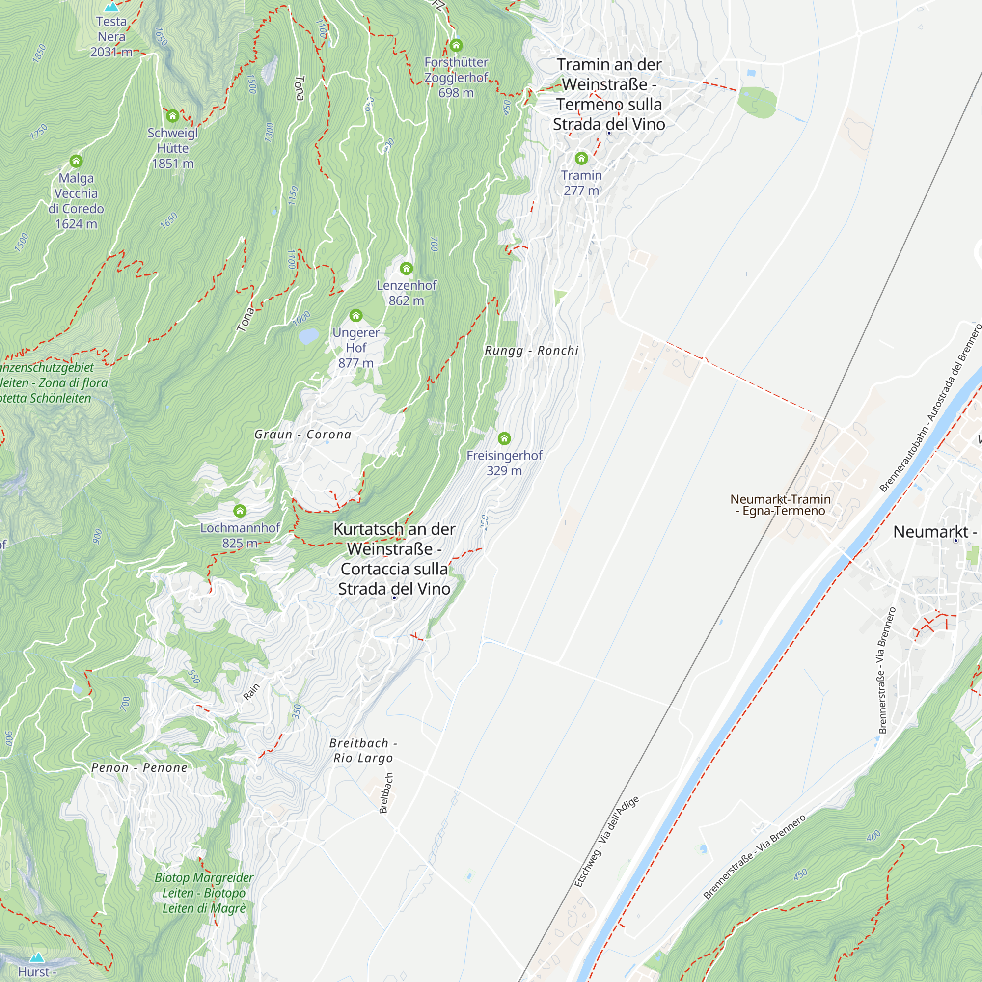 Pub Pizzeria Weinstraße map