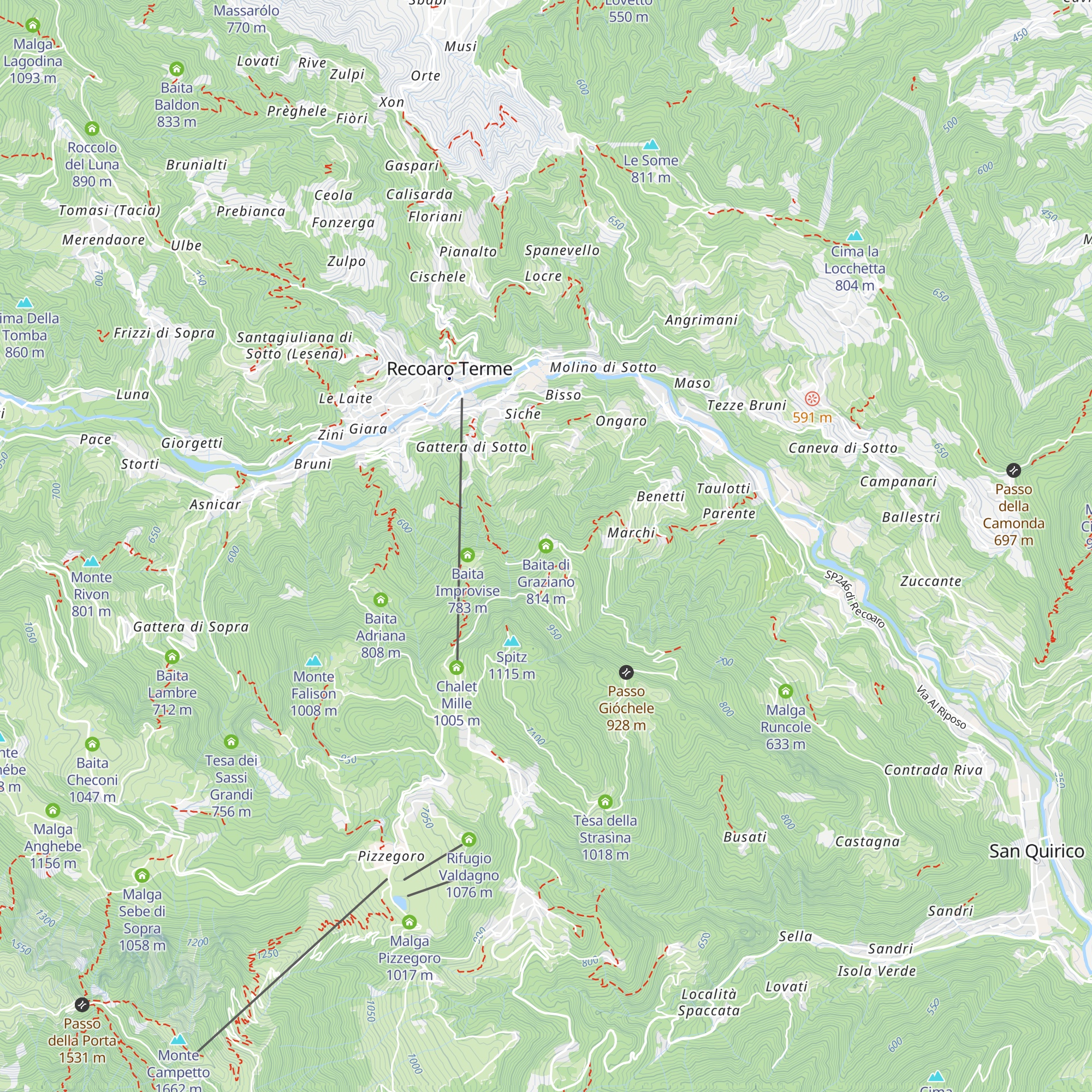 Baita di Graziano map