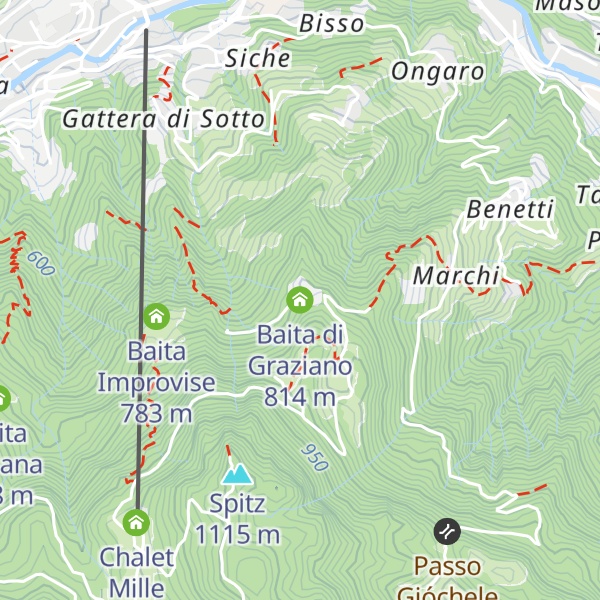 Map of Baita di Graziano