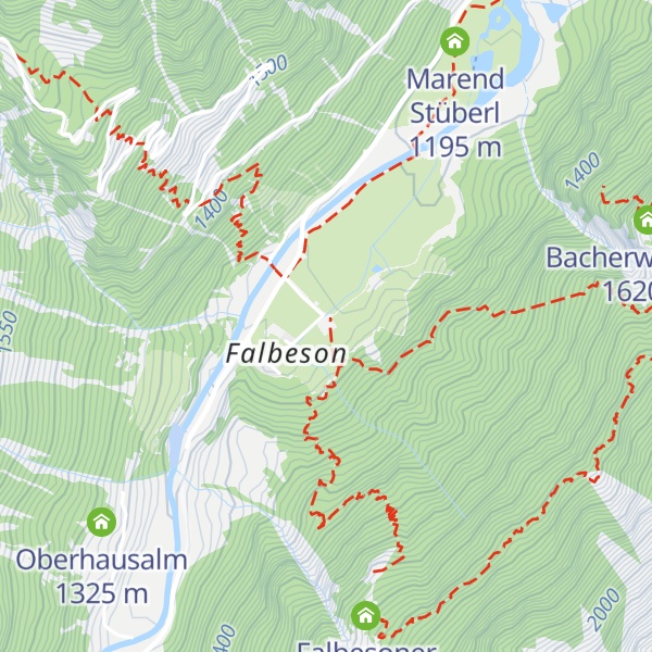 Map of Doadleralm
