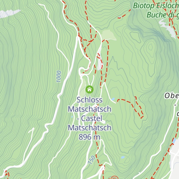 Map of Schloss Matschatsch - Castel Matschatsch