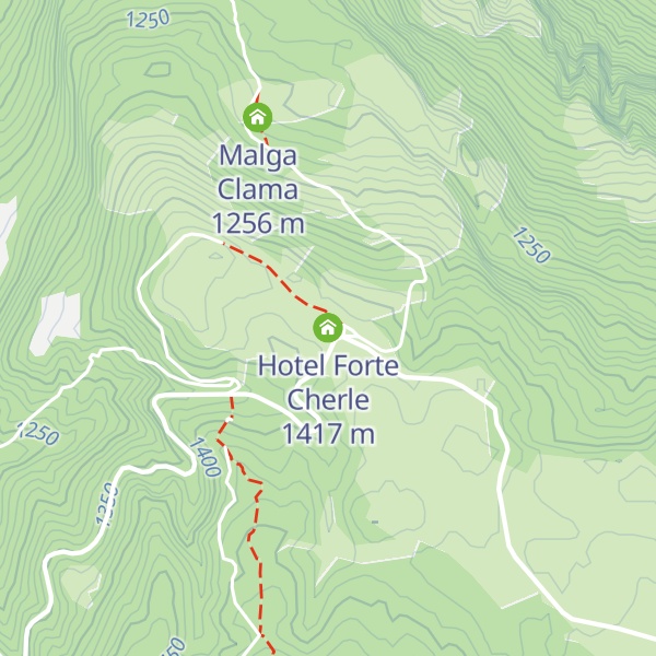 Map of Hotel Forte Cherle
