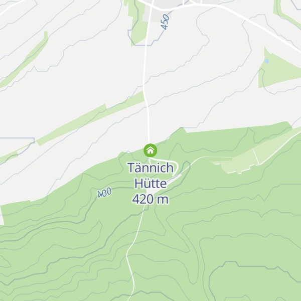 Map of Tännich Hütte