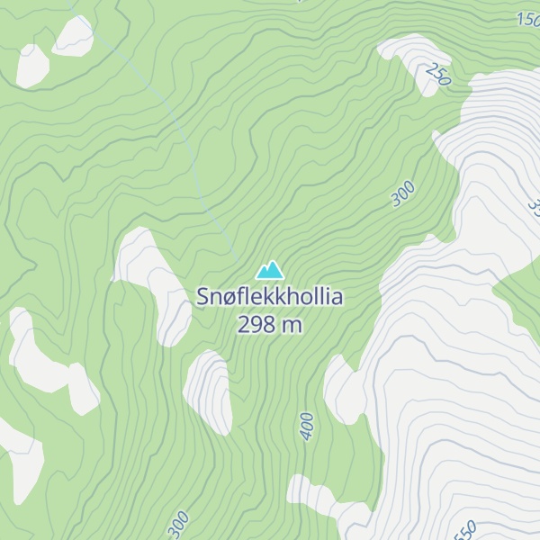 Map of Snøflekkhollia