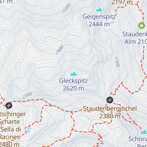 Map of Gleckspitz