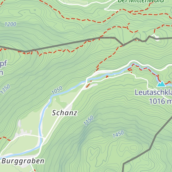 Map of Klammstüberl