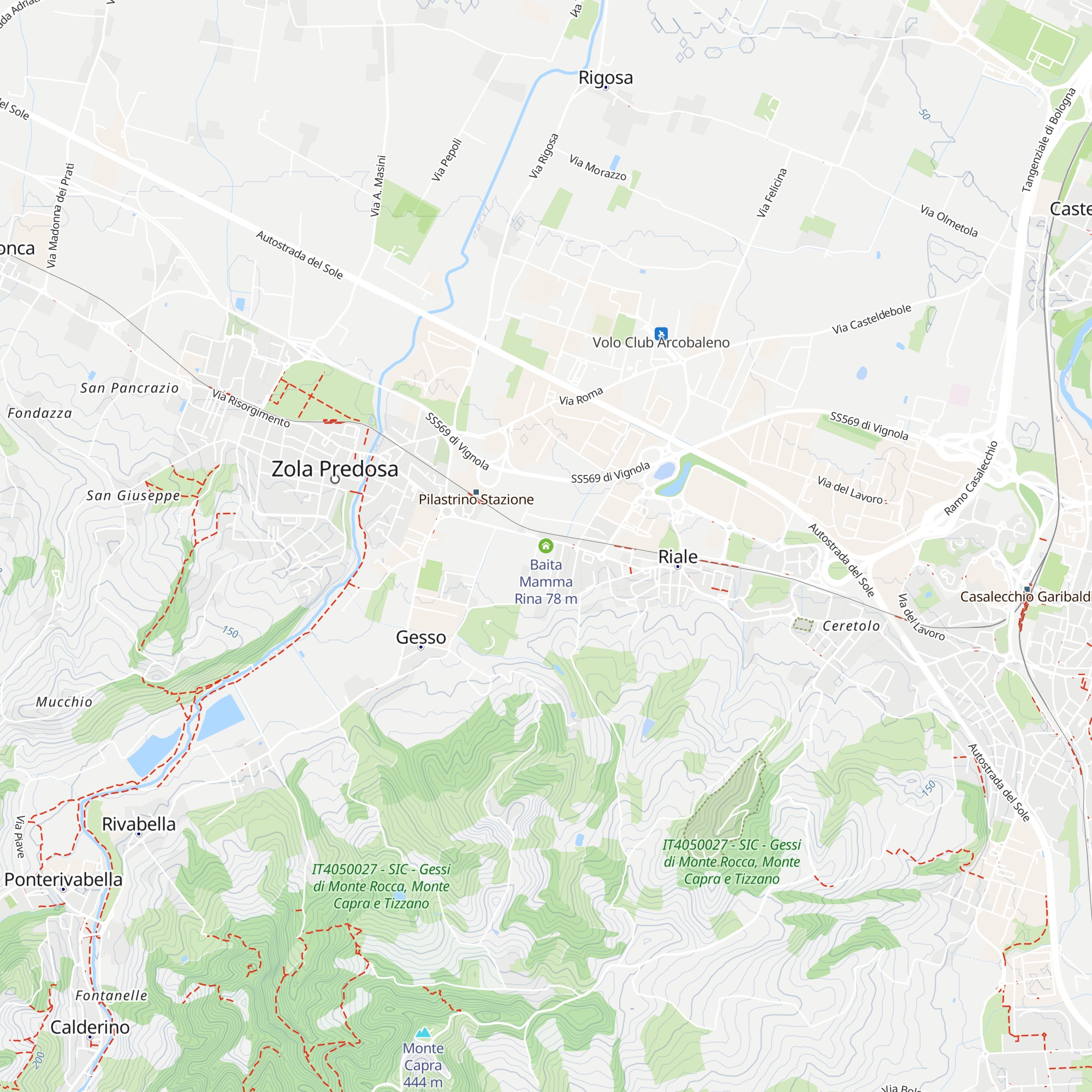 Baita Mamma Rina map