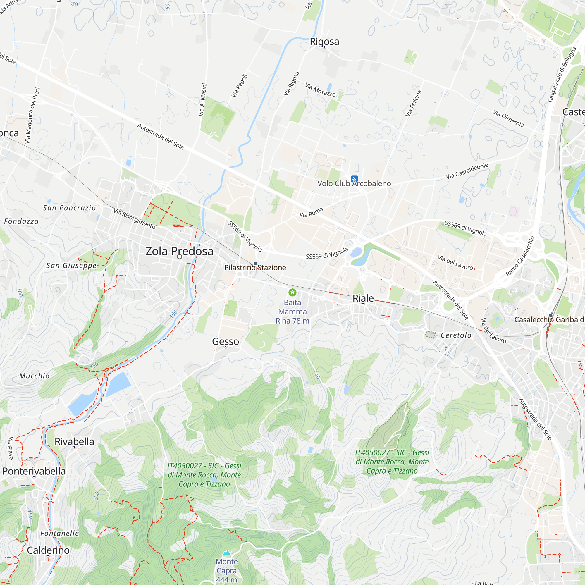 Baita Mamma Rina map