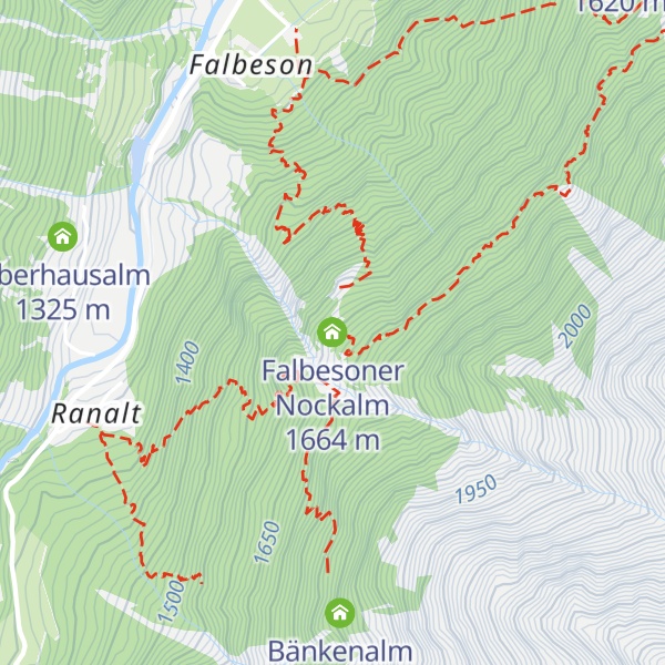 Map of Falbesoner Nockalm