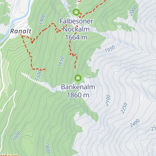 Map of Bänkenalm