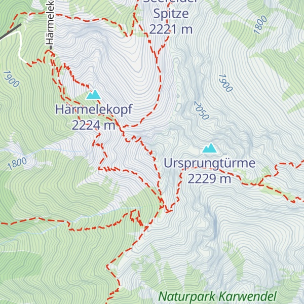 Map of Reither Spitze