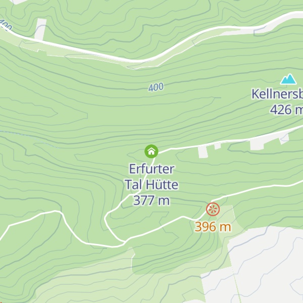 Map of Erfurter Tal Hütte