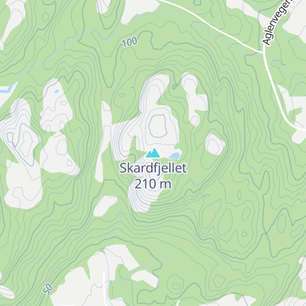 Map of Skardfjellet