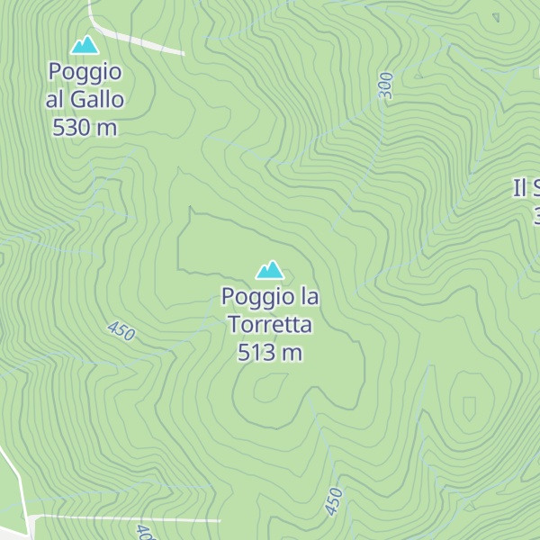 Map of Poggio la Torretta