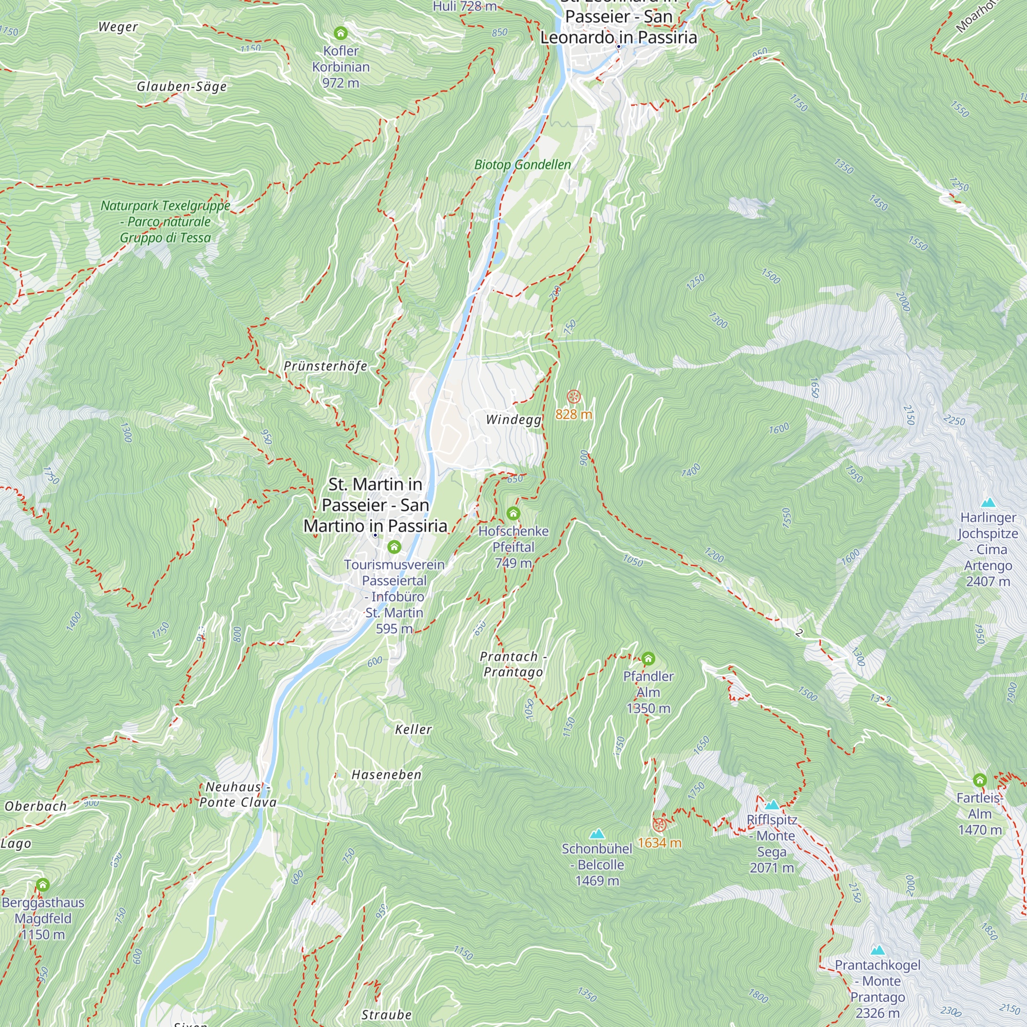 Hofschenke Pfeiftal map