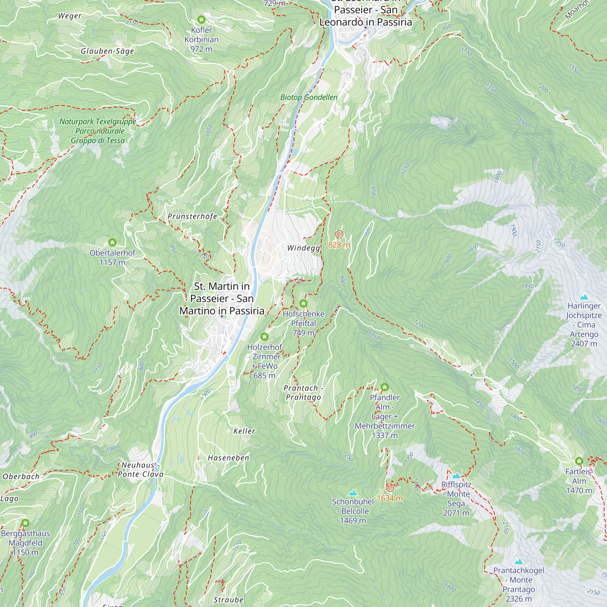 Hofschenke Pfeiftal map