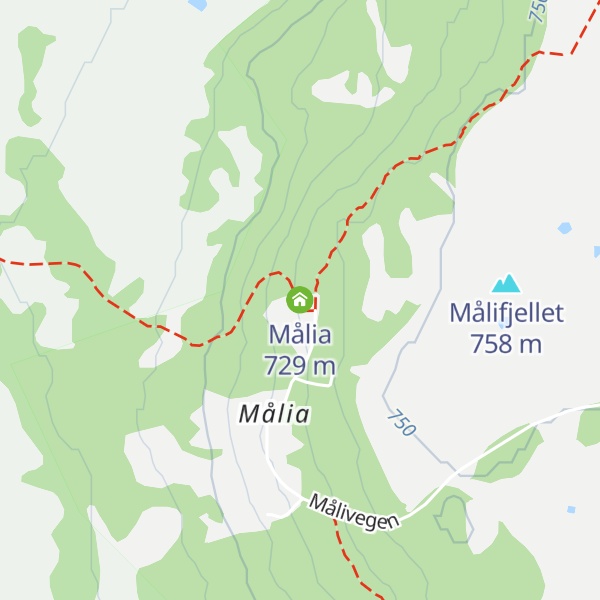 Map of Målia