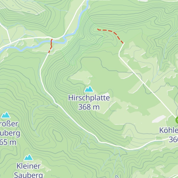 Map of Hirschplatte