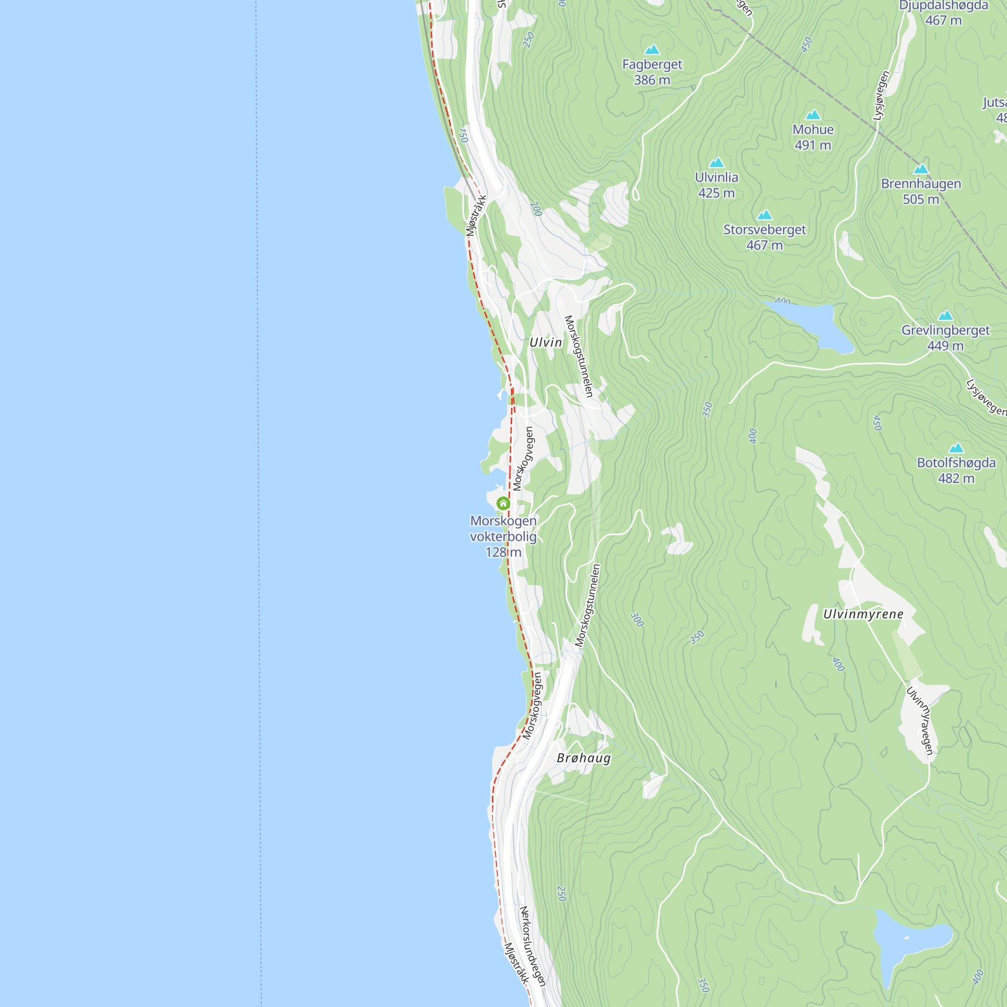 Morskogen vokterbolig map