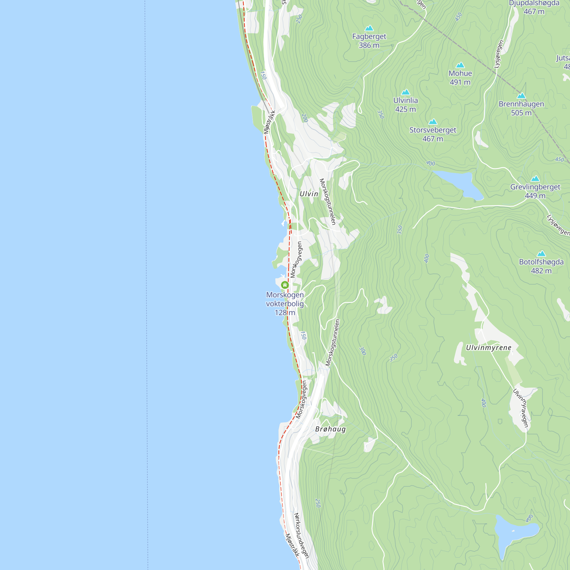 Morskogen vokterbolig map