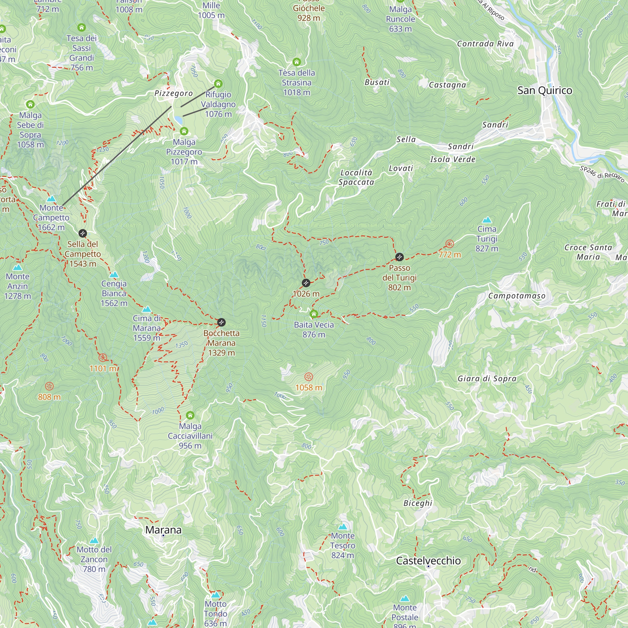 Baita Vecia map