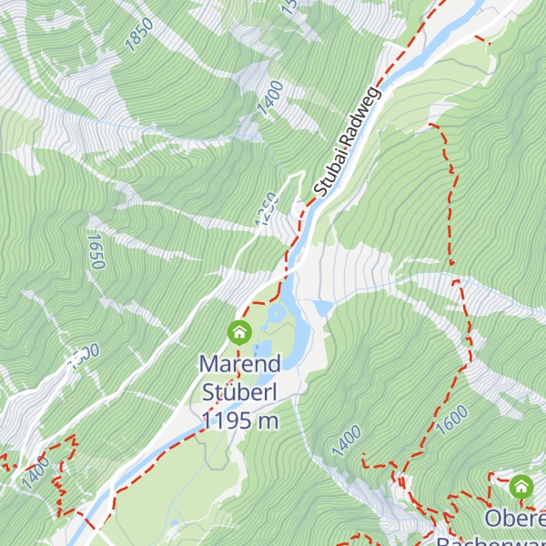 Map of Straßenmeisterei Matrei am Brenner - Hütte Falbeson