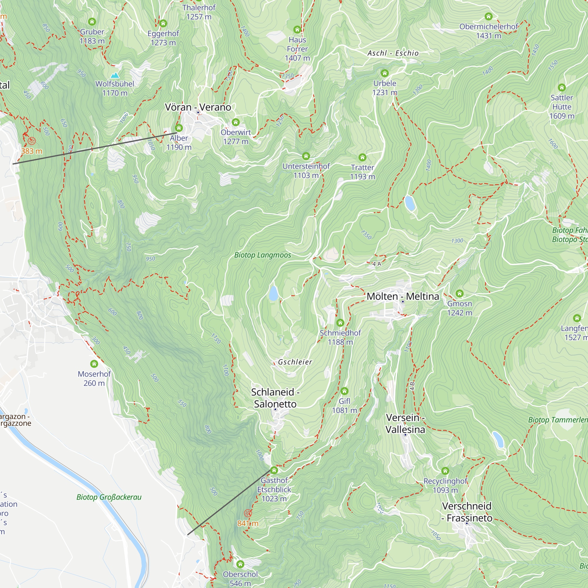 St. Ulrich map